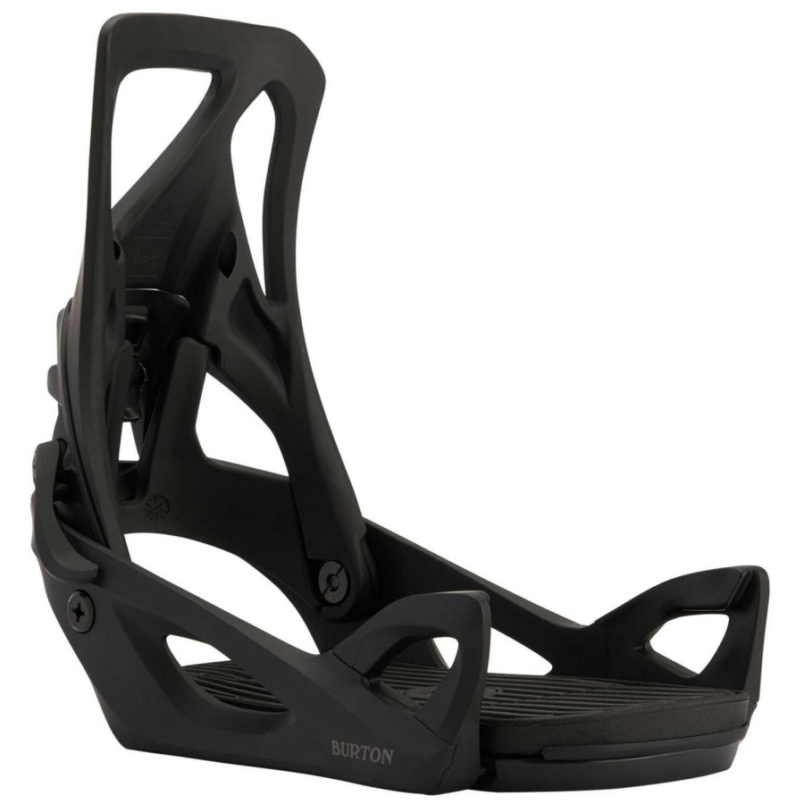 Snowboard Bindings * | Burton Women'S Step On Re:Flex Snowboard Bindings '21 Black