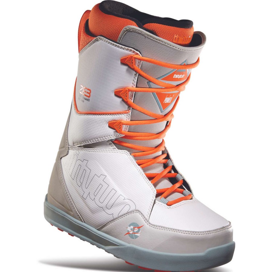 Snowboard Boots * | Thirtytwo Lashed Powell 2023 Men'S Snowboard Boots Grey/White/Orange