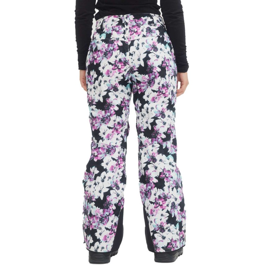 Snow Outerwear * | O'Neill Glamour Insulated Pants 2023 Women'S Snowboard Pants Blue Ice Flower