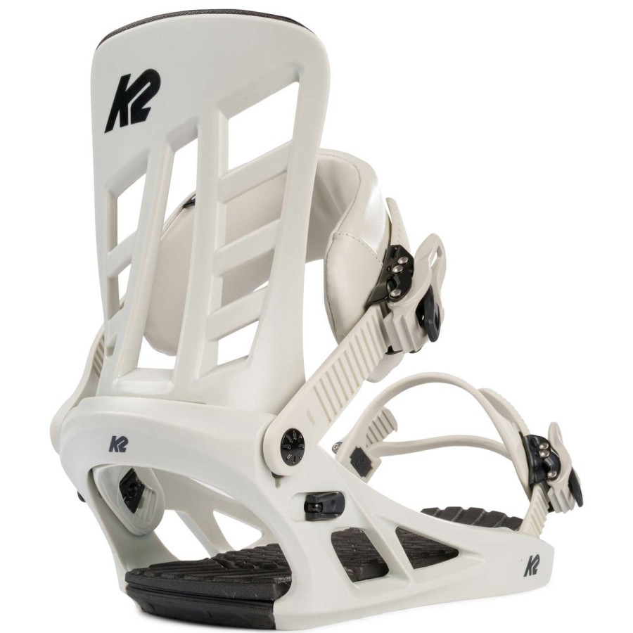 Snowboard Bindings * | K2 Snowboarding Mens Indy Snowboard Bindings 23 Light Grey