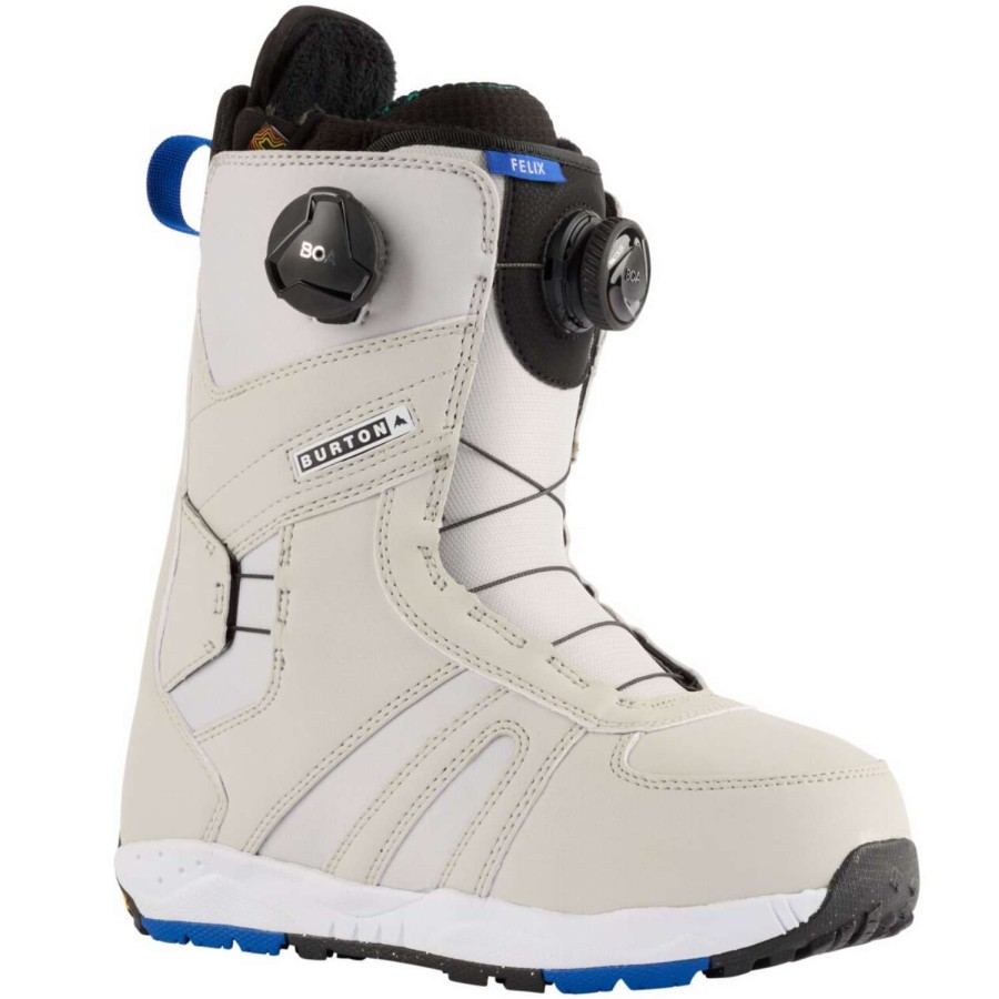 Snowboard Boots * | Burton Felix Boa 2023 Women'S Snowboard Boot Gray Cloud