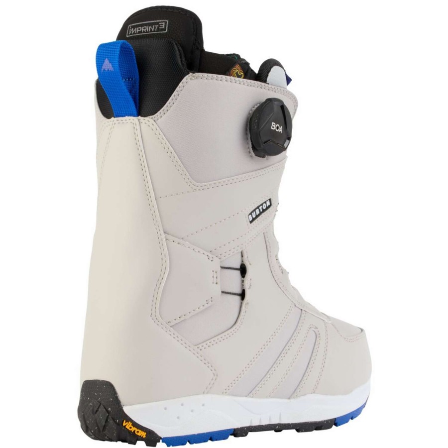 Snowboard Boots * | Burton Felix Boa 2023 Women'S Snowboard Boot Gray Cloud