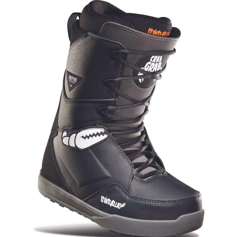 Snowboard Boots * | Thirtytwo Lashed Crab Grab 2023 Men'S Snowboard Boots Black/Grey/White