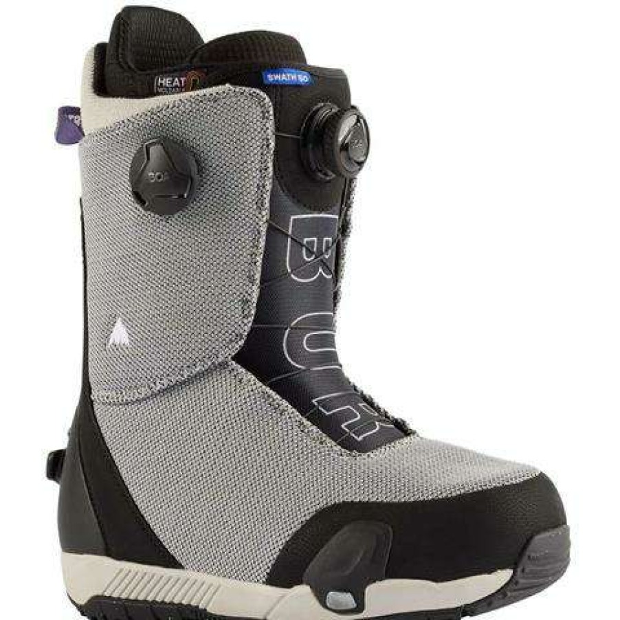 Equipment * | Burton Men'S Swath Step On Snowboard Boots Gray / Multi