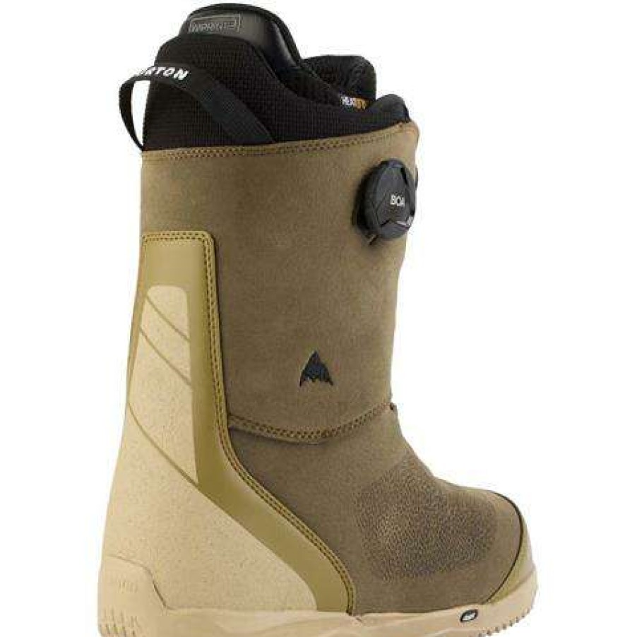 Equipment * | Burton Men'S Swath Boa Snowboard Boots Martini Olive