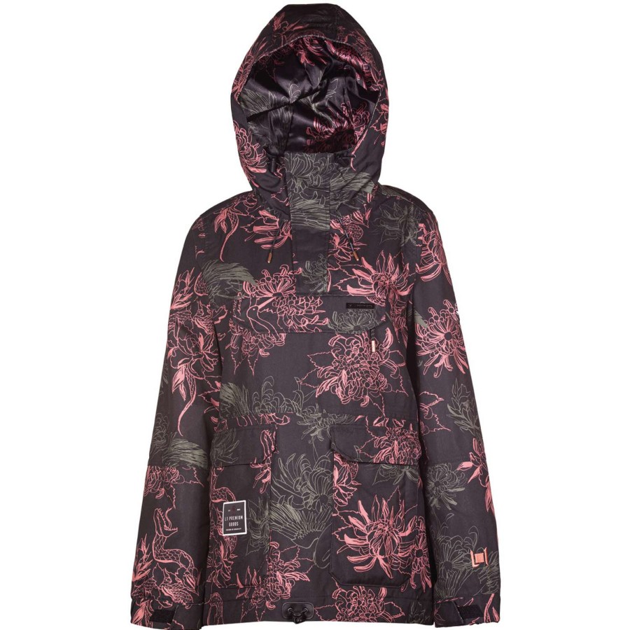 Snow Outerwear * | L1 Prowler Jacket 2022 Women'S Snowboard Jacket Fatal Beauty Print