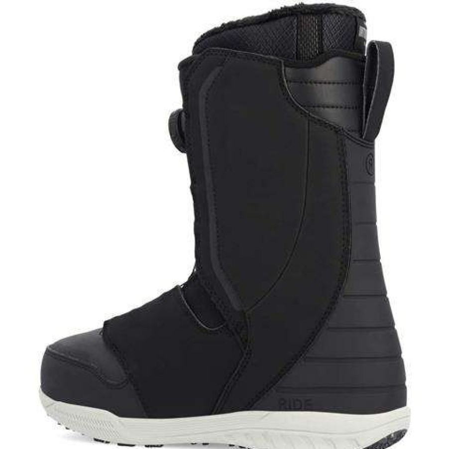 Equipment * | Ride Snowboards Men'S Lasso Pro Wide Snowboard Boots Black