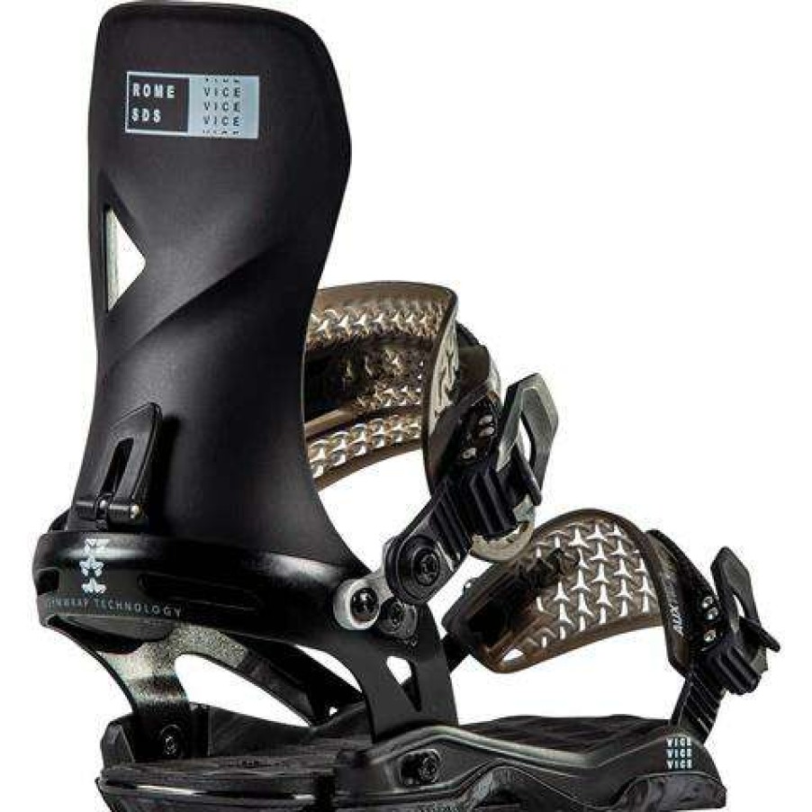 Equipment * | Rome Snowboards Men'S Vice Snowboard Binding