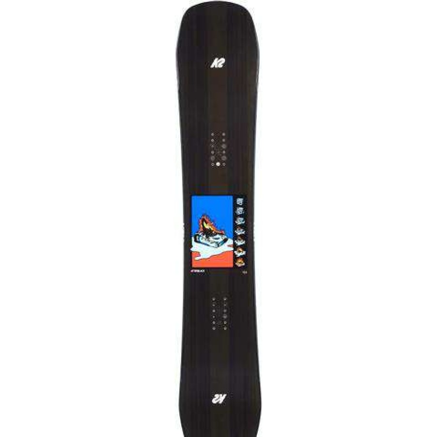 Equipment * | K2 Snowboarding Men'S Afterblack Snowboard