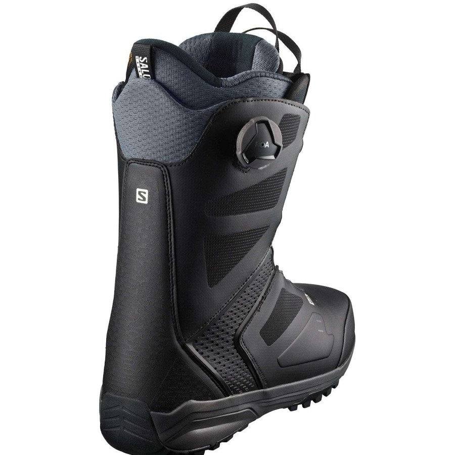 Snowboard Boots * | Salomon Dialogue Dual Boa 2023 Men'S Snowboard Boots Black/Black/Magnet