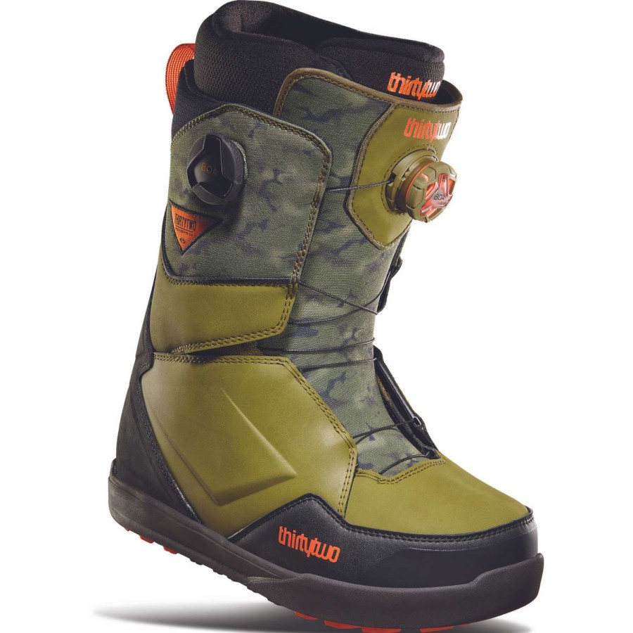 Snowboard Boots * | Thirtytwo Lashed Double Boa Men'S Snowboard Boots 2023 Green