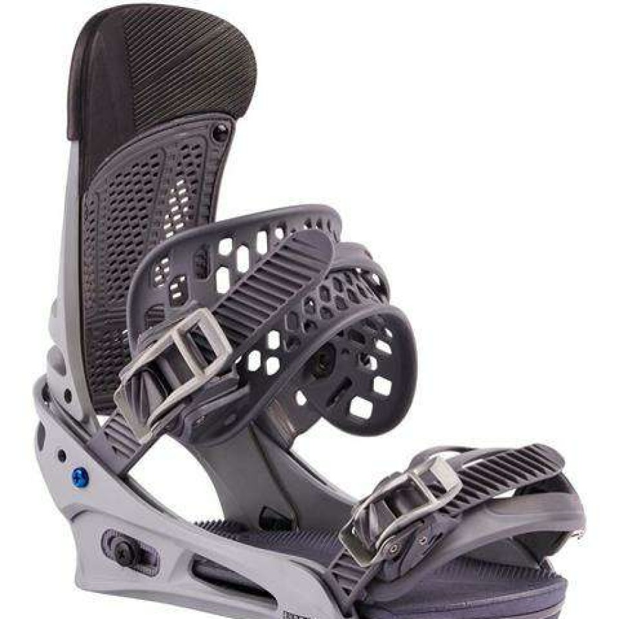 Equipment * | Burton Men'S Malavita Re:Flex Snowboard Bindings Gray Fade