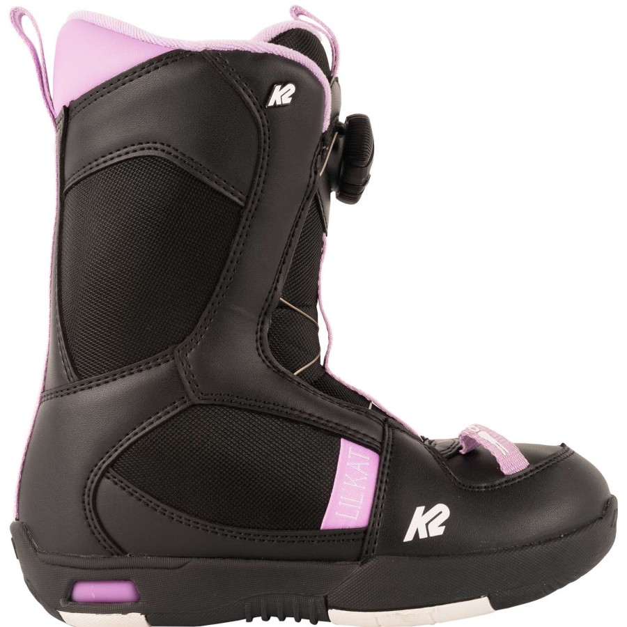 Snowboard Boots * | K2 Lil Kat 2023 Girl'S Snowboard Boots Black