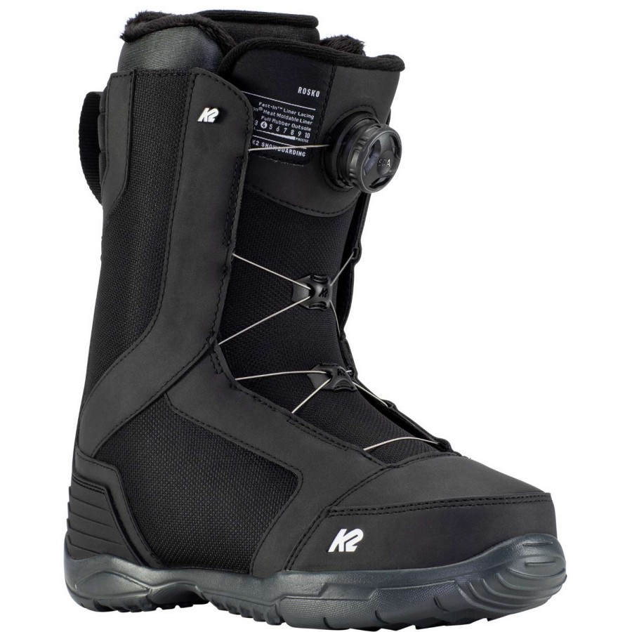 Snowboard Boots * | K2 Rosko 2023 Men'S Snowboard Boots Black