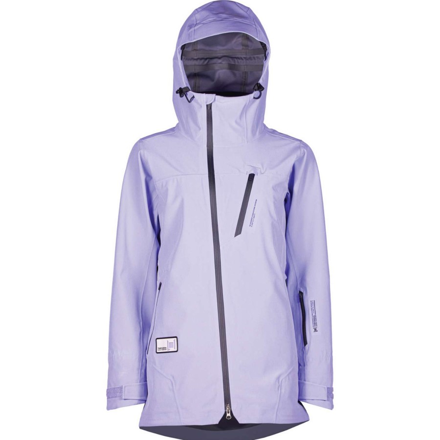 Snow Outerwear * | L1 Theorem Nightwave Jacket 2023 Women'S Snowboard Jacket Ultraviolet