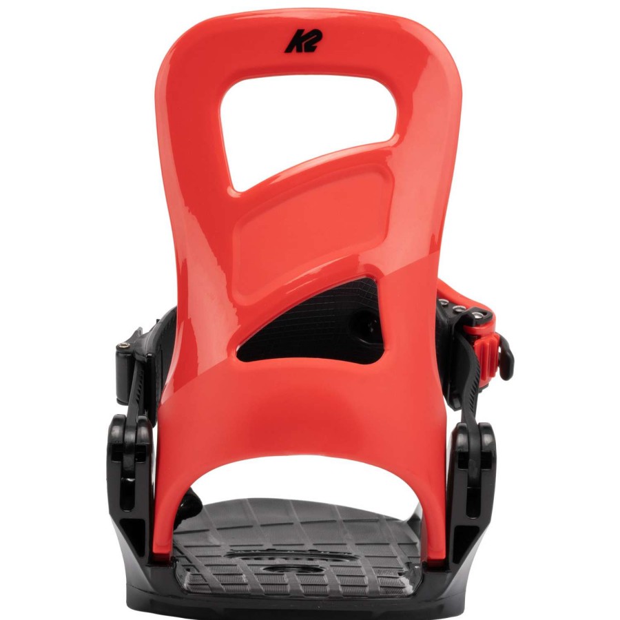 Snowboard Bindings * | K2 Snowboarding Boys Mini Turbo Snowboard Bindings 23 Red