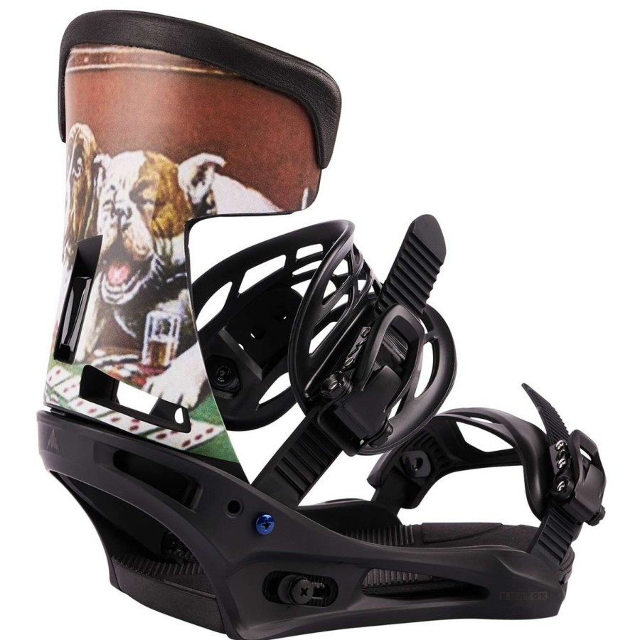 Snowboard Bindings * | Burton Mens Mission Re:Flex Snowboard Bindings 23