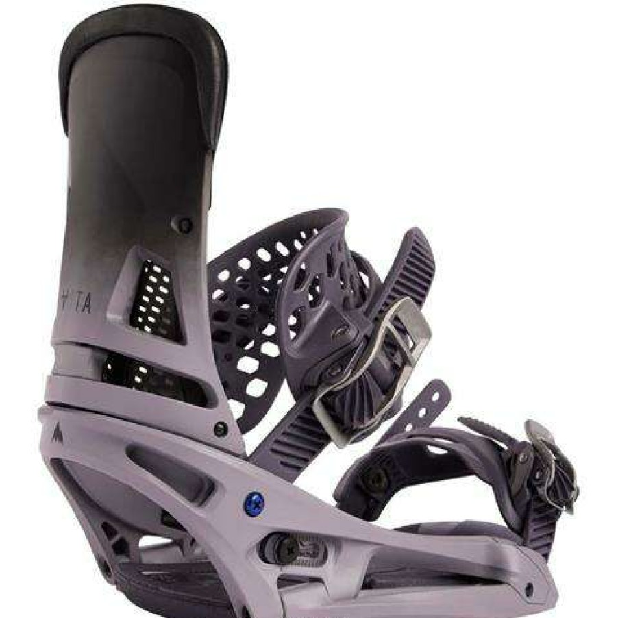 Equipment * | Burton Men'S Malavita Est Snowboard Bindings Gray Fade