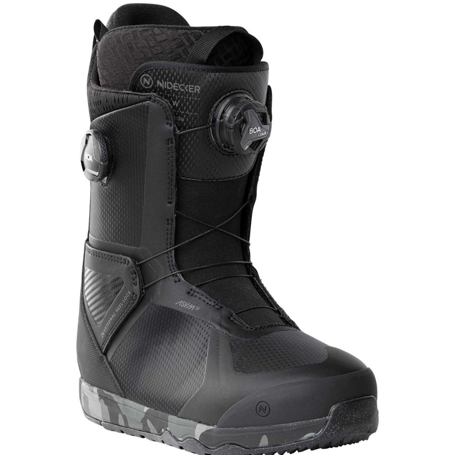 Snowboard Boots * | Nidecker Kita 2023 Men'S Snowboard Boots Black