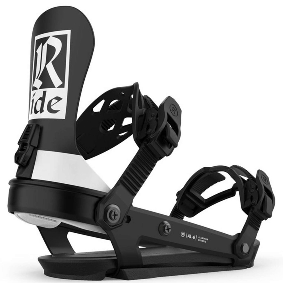 Snowboard Bindings * | Ride Women'S Al-6 Snowboard Bindings '21 Black