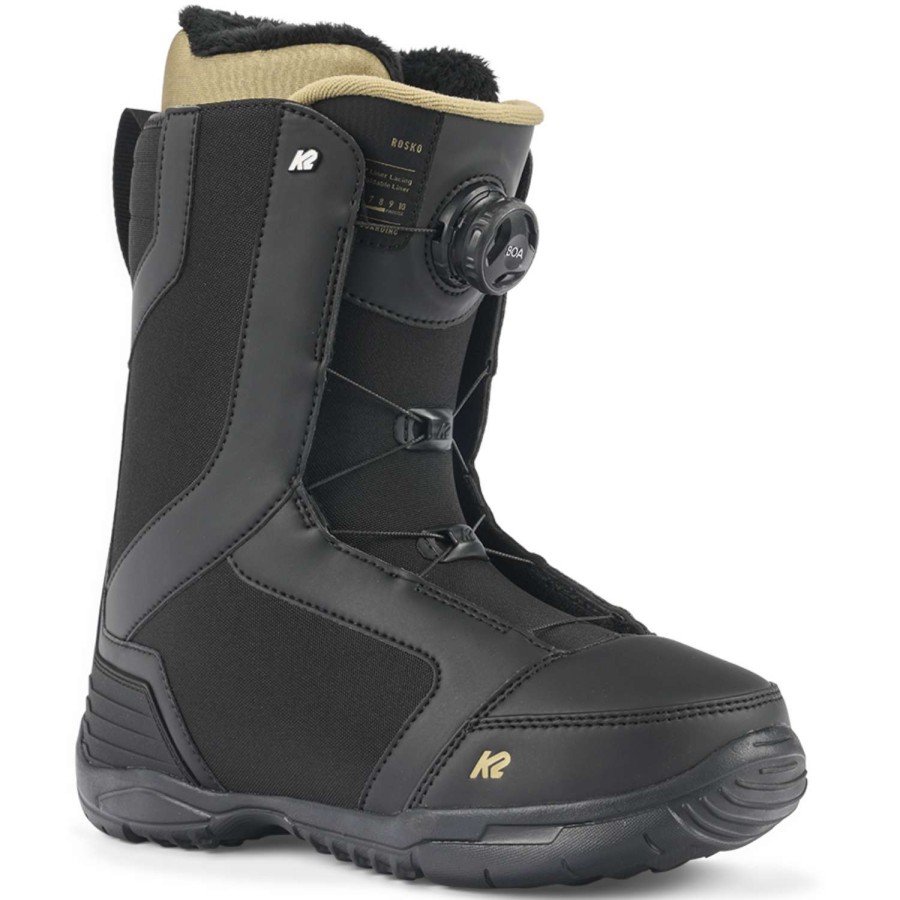 Snowboard Boots * | K2 Rosko 2024 Men'S Snowboard Boots Black