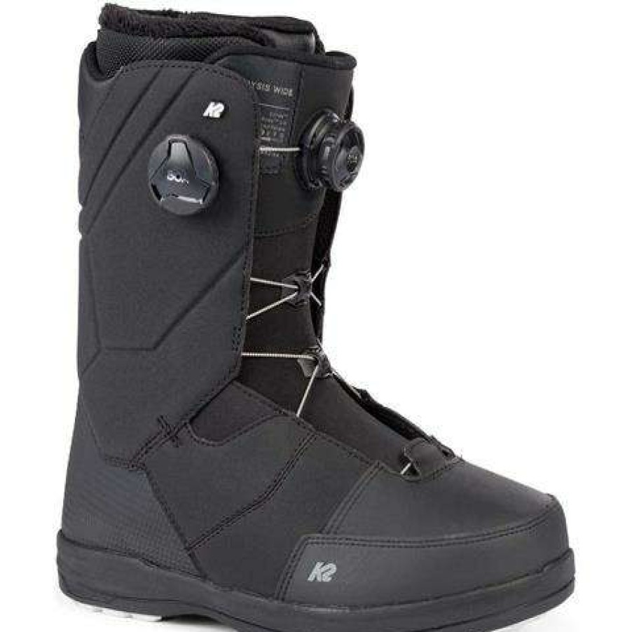 Equipment * | K2 Snowboarding Men'S Maysis Wide Snowboard Boots Black