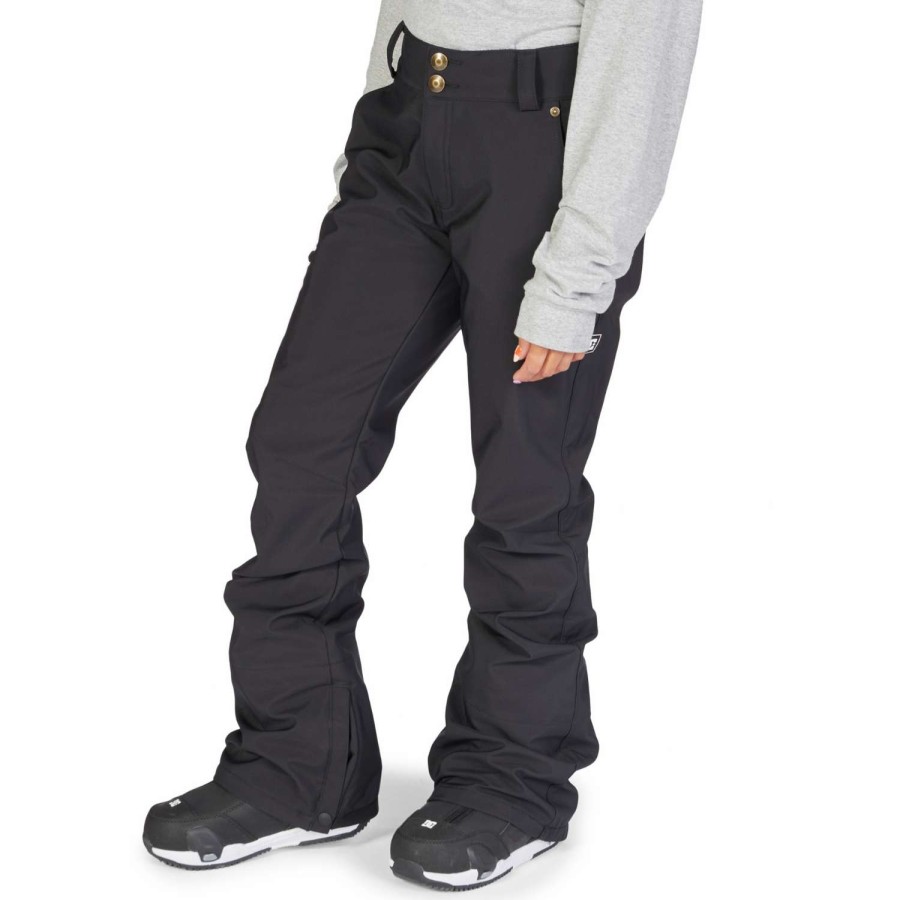 Snow Outerwear * | Dc Viva Softshell Pant 2023 Women'S Snowboard Pants Black(Kvj0)