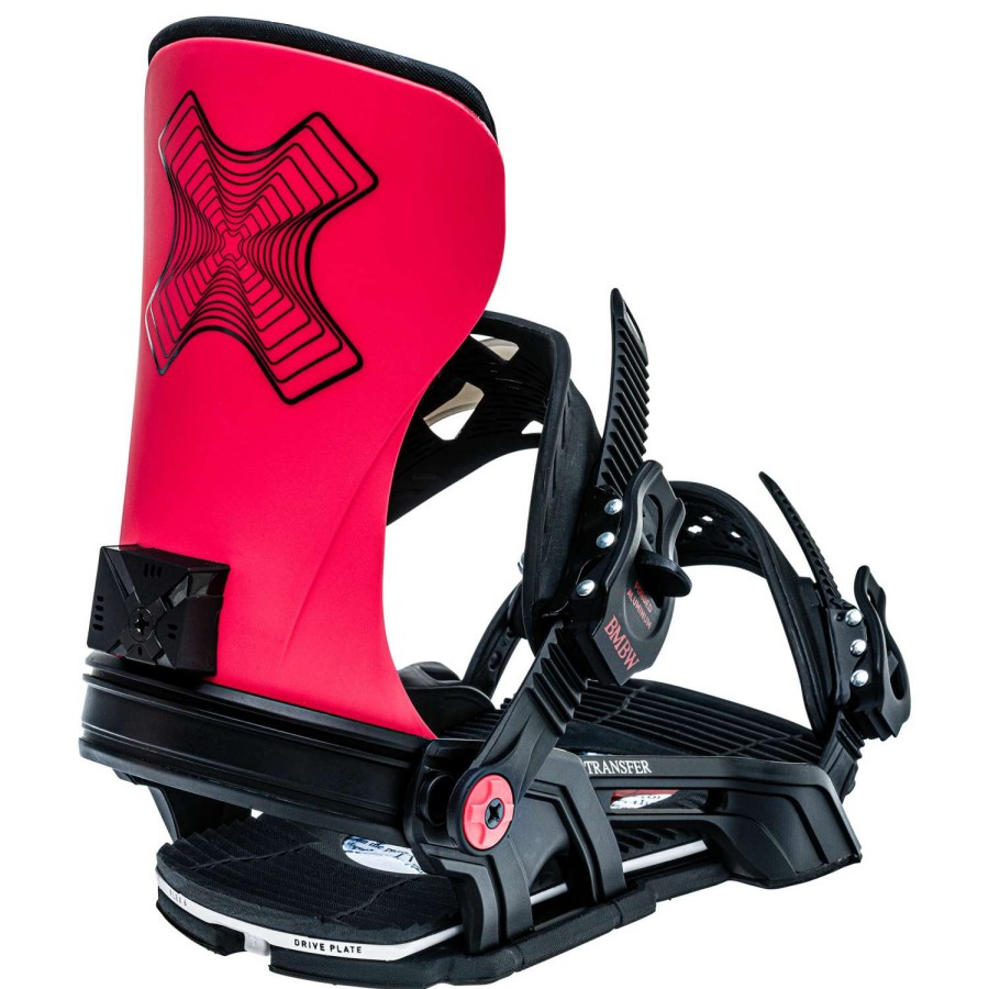 Snowboard Bindings * | Bent Metal Mens Transfer Snowboard Bindings 23 Red